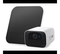 Eufy Caméra de surveillance SoloCam C210 avec panneau solaire 2K Wi‑Fi 2,4 GHz sans frais mensuels