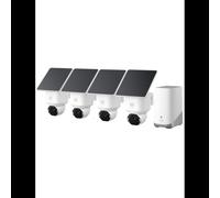 Eufy SoloCam E42 + HomeBase S380 Caméra IP 8MP 3840x2160 Int/Ext Sans Fil, IR, Audio 2-Voies, microSD 128Go, IP65, Détection IVS, PIR