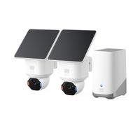 Eufy SoloCam E42 & HomeBase S380 : Caméra IP 8MP 3840x2160p sans fil Int/Ext, LED IR, Audio 2-voies, MicroSD 128Go, Sirène 103dB, Détection IA