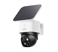 Eufy Caméra de sécurité SoloCam S340 solaire extérieure sans fil 360° 720p Wi‑Fi 2,4 GHz HomeBase 3