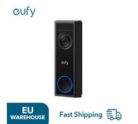 eufy sonnette vidéo avec caméra C31 2K FHD vision nocturne changement rapide batterie/câble assemblage léger appels vidéo 24/7 C31 avec carillon