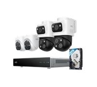 eufy Système de sécurité NVR PoE S4, 2 caméras Bullet PTZ et 2 caméras tourelle