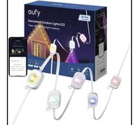 Eufy T8L023E1 : Guirlande Lumineuse Décorative Extérieure/Intérieure, 15m, Multicolore, Flexible, Alimentation Secteur, Contrôle Smartphone