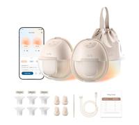 Eufy Tire-lait portable S1, tire-lait électrique mains libres avec technologie de chauffage, contrôle par application, rythme intelligent personnalisé, aspiration de qualité hospitalière, portable