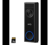 Eufy Video Doorbell C31 Noir 2560x1440px, WiFi, Stockage Interne 125Go, MicroSD 128Go max, Batterie 6500mAh, Compatible Amazon Alexa & Google Assistant