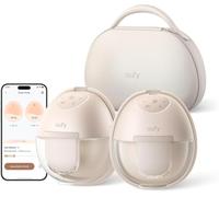 eufy Wearable Breast Pump S1 Pro Electric Hands-Free Breast Pump with Heating Technology, Portable Charging Case, App-Controlled Smart Rhythm, Hospital-Grade Suction, Leak-Proof and Ultra-Quiet