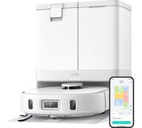 Eufy X10 Pro Omni Robot Aspirateur, 8000 Pa, Double Mop, AI, Blanc