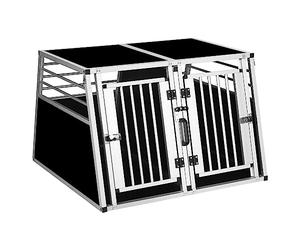 EUGAD Caisse Transport Chien, Cage de Transport pour 2 Chiens Voiture