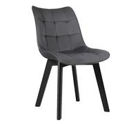 EUGAD Chaises de Salle à Manger,Gris foncé