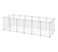 EUGAD Enclos Lapin en Plastique, Parc pour Cochon d'Inde 302x102x72cm
