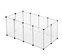 EUGAD Enclos Lapin, Parc Enclos en Plastique, Enclo Lapins Interieur