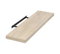 EUGAD Étagères Murale en MDF,étagère de Rangement décorative Flottante 100cm Longueur,Chêne