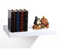 EUGAD étagères Murale en MDF,étagère de Rangement décorative Flottante 25cm Longueur,Blanc