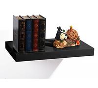 EUGAD étagères Murale en MDF,étagère de Rangement décorative Flottante 40cm Longueur,Noir