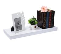EUGAD étagères Murale en MDF,étagère de Rangement décorative Flottante 60cm Longueur,Blanc
