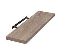 EUGAD Étagères Murale, Etagere Murale 80cm, Helles Kaffeebraun MDF 1er