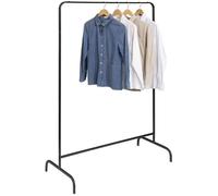 EUGAD Porte-Manteau Portant télescopique en métal 1 Tringle 99x46x153cm, Noir