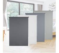 EUGAD 0106JL Store Enrouleur occultant sans perçage Couleur Anthracite,Store Isolation Thermique avec revêtement 120x160 cm