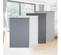 EUGAD Store Enrouleur occultant sans perçage,Store Isolation Thermique avec revêtement,55x160cm,Gris foncé