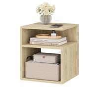 EUGAD Table de Chevet, 35x35x41,5cm, en Bois d'Ingénierie, Chêne Clair