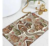 EUgangdiude Paillassons de Noël Paillasson en Terre de diatomées Paillasson à séchage Rapide pour la décoration intérieure Tapis de Salle de Bain antidérapant