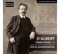 Eugen d'Albert D'Albert: Piano Music, Vol. 1 (CD) Album