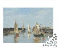 Eugene Boudin Puzzle De 1000 Pièces, Musée Puzzles, Puzzle Impossible, Jeu D'adresse pour Toute La Famille, Cadeau De Vacances Ou d'anniversaire