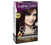 Eugène Color - Color & Eclat - Coloration Permanente Brillance Longue Durée à l'Huile d'Argan - Nuance Marron Acajou 55