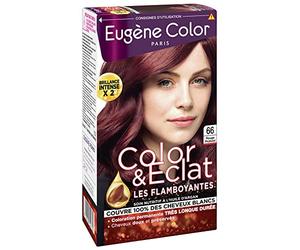 Eugène Color Color & Eclat - Les Flamboyantes Coloration Permanente Très Longue Durée - 66 Rouge Profond