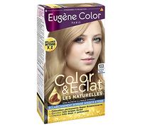 Eugène Color - Color & Eclat - Les Naturelles - N°103 Blond Très Très Clair Doré - Coloration Permanente brillance Longue Durée à l'Huile d'Argan - Lot de 2