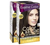 Eugène Color – Coloration cheveux Les Naturelles Color & Éclat – 3 Châtain Clair – 1 kit