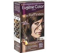 Eugène Color - Color & Eclat - Les Raffinées - N°34 Châtain Noisette - Coloration Permanente brillance Longue Durée à l'Huile d'Argan - Lot de 2