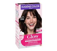 Eugène Color - Coloration Cheveux Semi-Permanente Ton sur Ton, Sans Ammoniaque, 100% GLOW Brillance Miroir, Reflets Naturels - 4.0 CHATAIN
