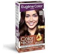 EUGENE COLOR - Coloration Permanente Intense, Couverture Totale des Cheveux Blancs Marron Cacao, à l’Huile d'Argan (115 ml) - Lot de 3 - vendu par Lot