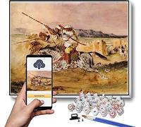 Eugene Delacroix Kit de peinture par numéros pour adultes et enfants
