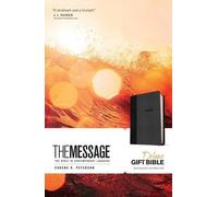 The Message: The Bible in Contemporary Language, Black/Slate, Leather-Look