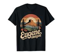Eugene Oregon PNW Nature Scène Pacifique Nord-Ouest Randonnée T-Shirt