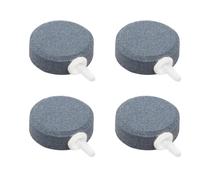 EUGENEKELLY Lot de 4 pierres à air pour aquarium - 4 x 1,5 cm - Diffuseur de bulles - Pierre à oxygène pour bassins - Pour pompe à air et aquarium