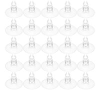 EUGENEKELLY Lot de 50 ventouses pour aquarium - Transparent - Petit support pour tuyau d'air d'aquarium de 4 à 6 mm