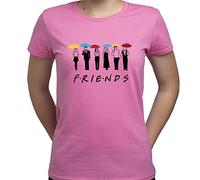 EUGINE DREAM Friends Umbrellas Friends TV Show T-Shirt Femme Rose M