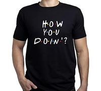 EUGINE DREAM How You Doin Joey Tribbiani Friends Gift Homme T-Shirt Noir L