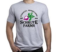 EUGINE DREAM Scranton Pennsylvania Schrute Farms Beets The Office Fan Gift Homme T-Shirt Gris XXL
