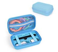 EUGOOCX Étui de rangement en EVA compatible avec les stylos MYNT3D Super 3D, sac de voyage portable pour stylo d'impression 3D, recharges et câbles, bleu
