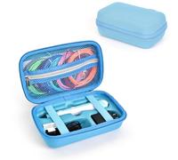 EUGOOCX Étui de rangement en EVA compatible avec SCRIB3D P1 pour stylo d'impression 3D, sac de voyage portable pour stylo 3D, recharges et câbles, bleu