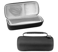 EUGOOCX Étui de rangement rigide en EVA compatible avec enceinte portable KEF Muo (2025), sac de transport de voyage avec poche en maille, noir