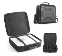 EUGOOCX Étui de voyage rigide compatible avec Starlink Mini, sac de protection en EVA avec bandoulière de transport pour Mini Star Link, béquille, adaptateur de tuyau, câbles, adaptateur