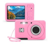 EUGOOCX Étui en silicone pour appareil photo numérique KODAK PIXPRO FZ55 - Housse de protection anti-rayures en silicone souple - Rose