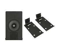 EUGOOCX Lot de 2 supports muraux robustes compatibles avec les haut-parleurs HiFi sans fil KEF Coda W, support de montage en métal pour haut-parleurs d'étagère