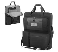 EUGOOCX Sac de rangement portable pour panneau solaire - Sac à dos de voyage compatible avec Renogy 100 W/200 W - Double couche - Porte-panneaux solaires avec plusieurs poches