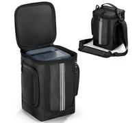 EUGOOCX Sac de transport souple compatible avec la station d'alimentation portable Anker SOLIX C300, étui de rangement de voyage pour alimentation, câble de charge et accessoires, Noir , Sac de